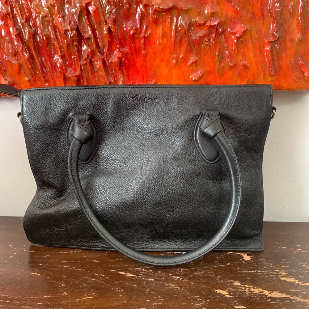 Foley and Corinna beautiful black leather bag